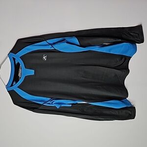 KLIM blue and black XL long sleeve summit tech shirt